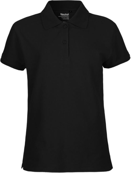 Damen Bio Piqué Polo O 22980 – Neutral in Black