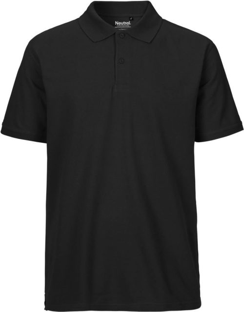 Herren Bio Piqué Polo O 20080 – Neutral in Black