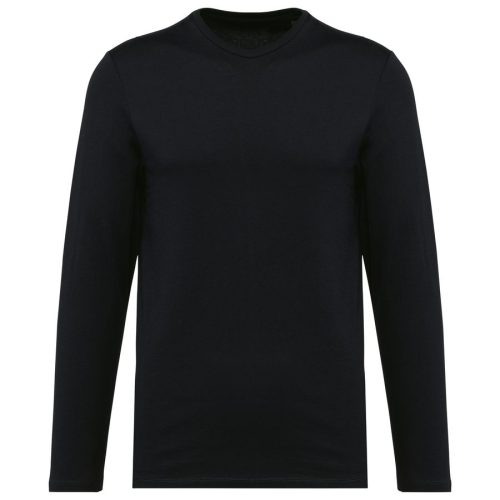 Supima® Herren-T-Shirt mit Rundhalsausschnitt und langen Ärmeln PK302 – Kariban Premium in Black