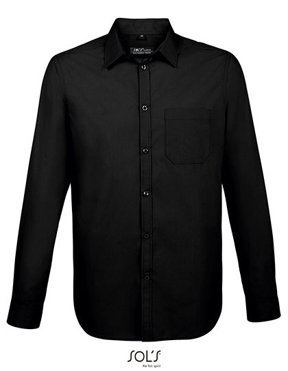 Men´s Baltimore Fit Shirt – SOL´S in Black