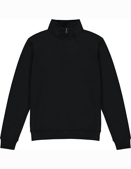 Sweater mit 1/4 Zip KK 335 – Kustom Kit in Black