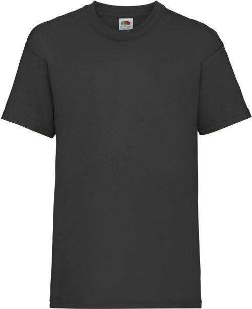 Kinder T-Shirt Kids Valueweight T – Fruit of the Loom in Black