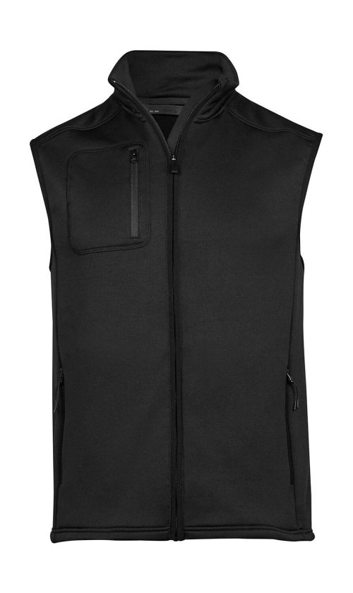 Stretch Fleece Bodywarmer – Tee Jays in Black