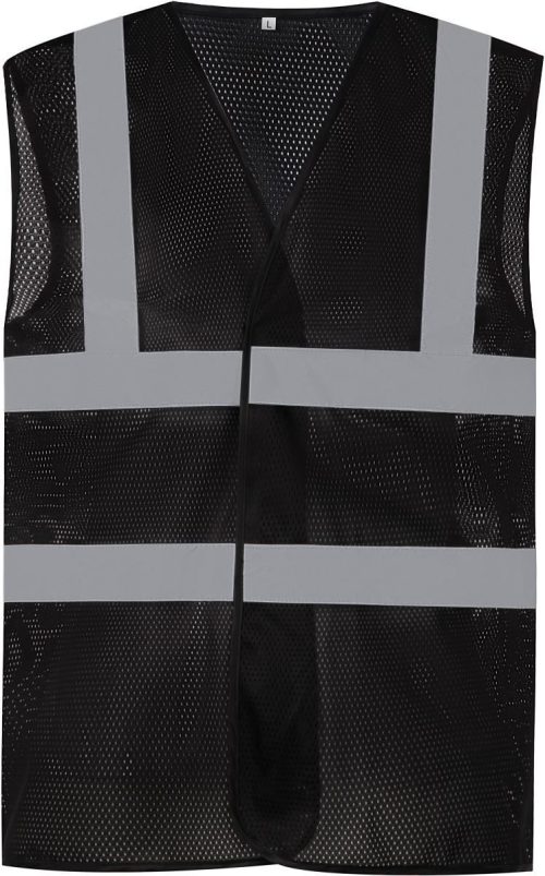 Hi-Vis Mesh Warnweste HVW 120 – Yoko in Black