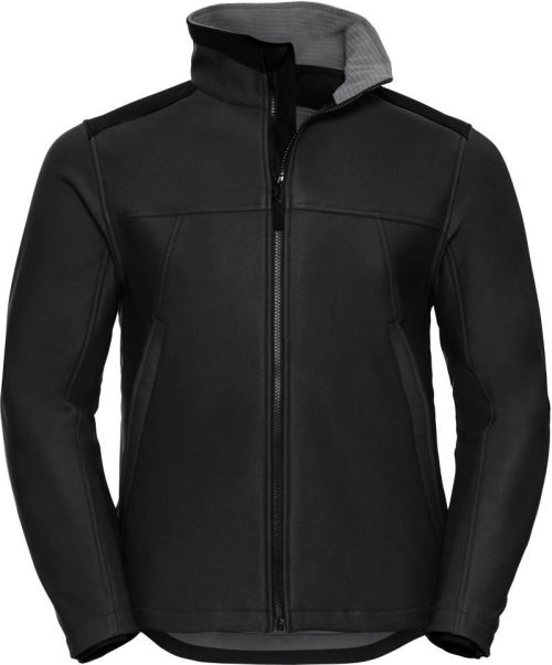 Workwear 3-Lagen Softshell Jacke 018M – Russell Athletic in Black