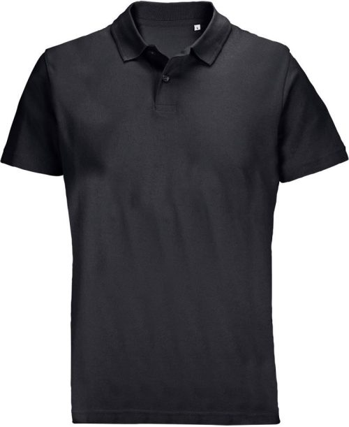 Unisex Piqué Polo Pulse – SOL'S in Black