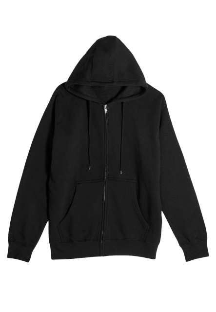 Premium Full Zip Hoodie – Lane Seven in Black