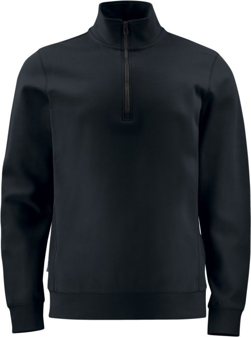 Schwerer Doubleface Workwear Sweater mit 1/4 Zip 2128 Sweatshirt 1/2 Zip – ProJob in Black
