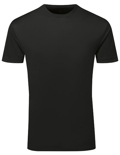 TriDri® Ion-Charge recycled textured tee – TriDri® in Black