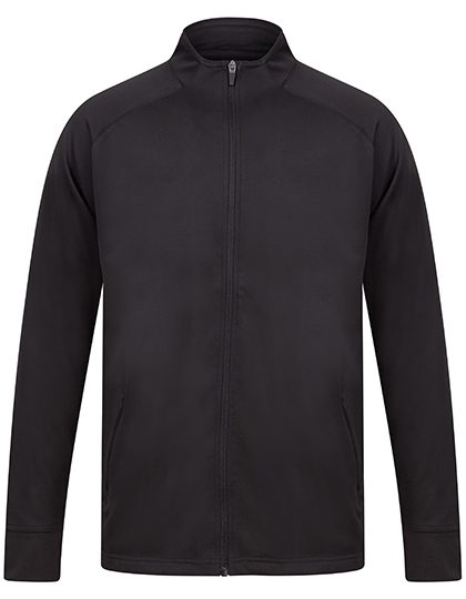 Adults Knitted Tracksuit Top – Finden+Hales in Black