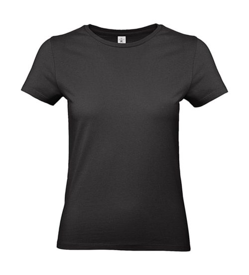 #E190 Ladies' T-shirt TW04T – B&C in Black