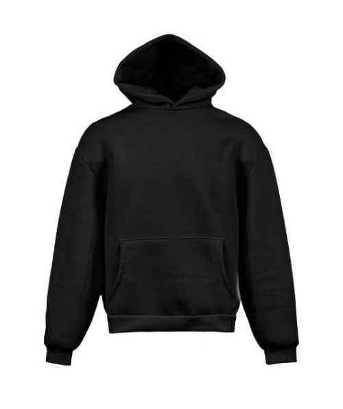 Boxy - Soft Hooded Sweatshirt – Vesti in Black