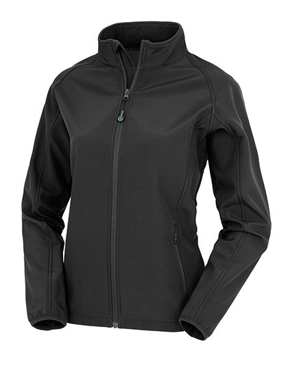 Women´s Recycled 2-Layer Printable Softshell Jacket – Result Recycled in Black