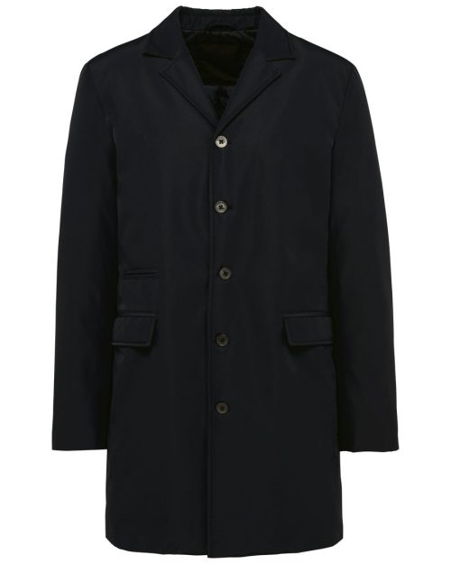 Strukturierter Herren-Trenchcoat PK602 – Kariban Premium in Black