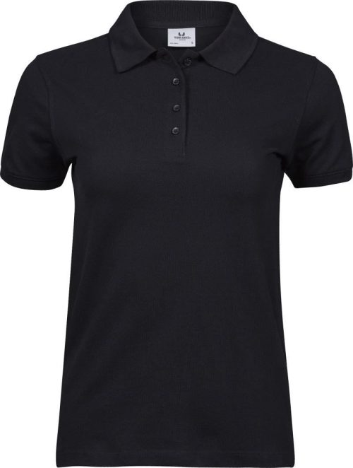 Schweres Damen Piqué Polo TJ 1401 – Tee Jays in Black