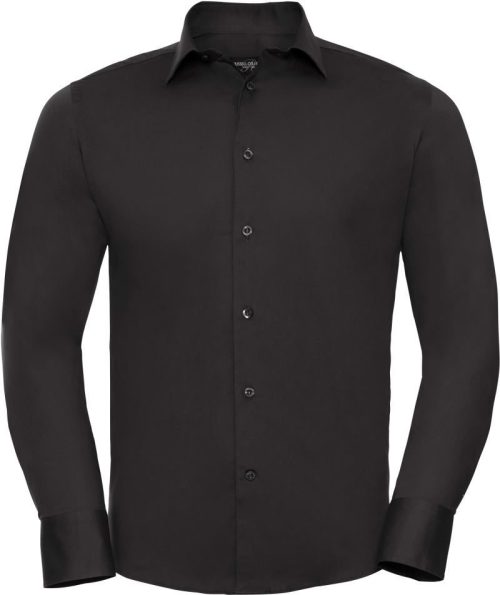Stretch Hemd langarm 946M – Russell Athletic in Black