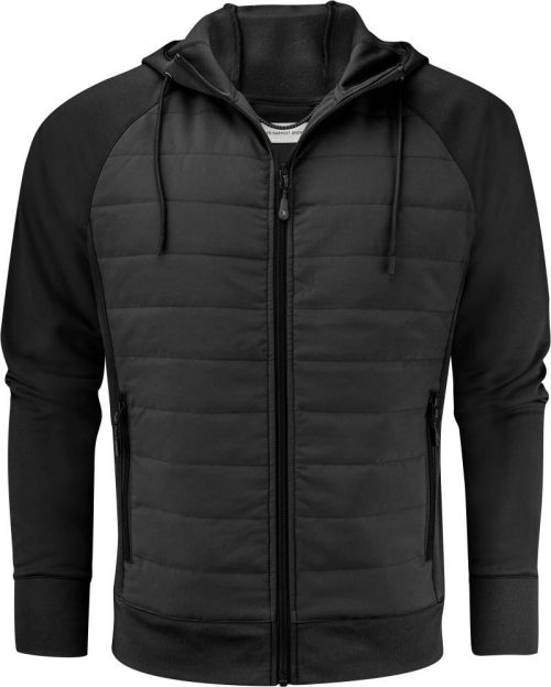 Herren Hybrid Jacke "Two-Tone" Keyport Jacket Men – James Harvest in Black