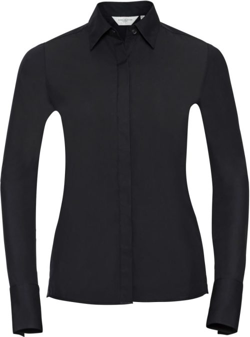 Ultimate Stretch Bluse langarm 960F – Russell Athletic in Black