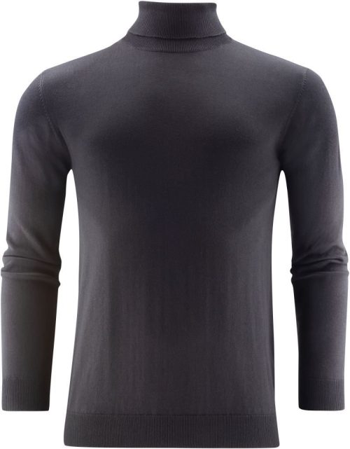 Herren Rollkragen Pullover Ashland Turtle – James Harvest in Black