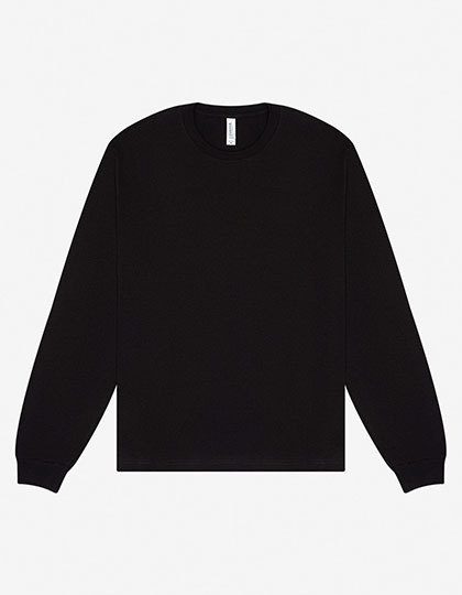 Unisex Heavyweight Long Sleeve Tee – Bella+Canvas in Black