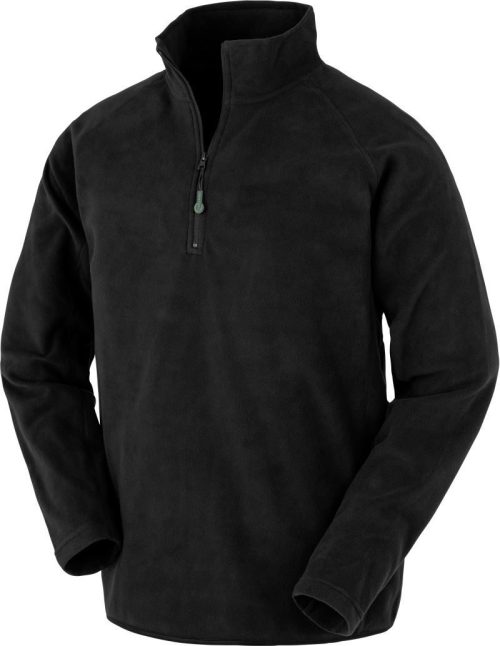Microfleece Pullover mit 1/4 Zip R 905X – Result in Black
