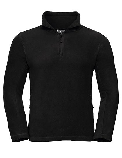 Quarter Zip Outdoor Fleece – Russell Athletic in Black