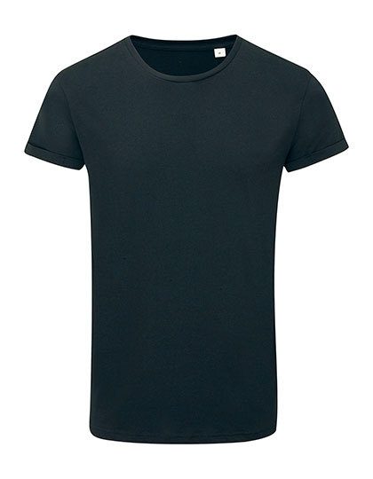 Men´s Roll Sleeve T – Mantis in Black