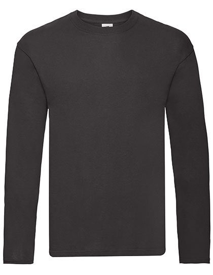 Original Long Sleeve T – Fruit of the Loom in Black