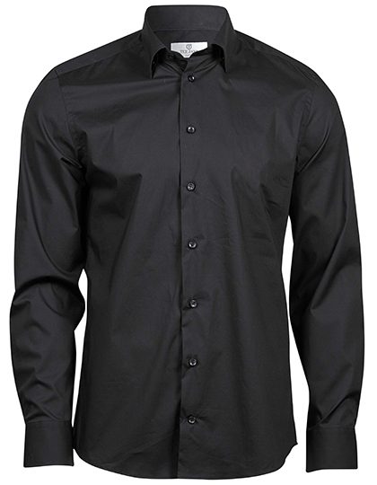 Stretch Luxury Shirt – Tee Jays in Black