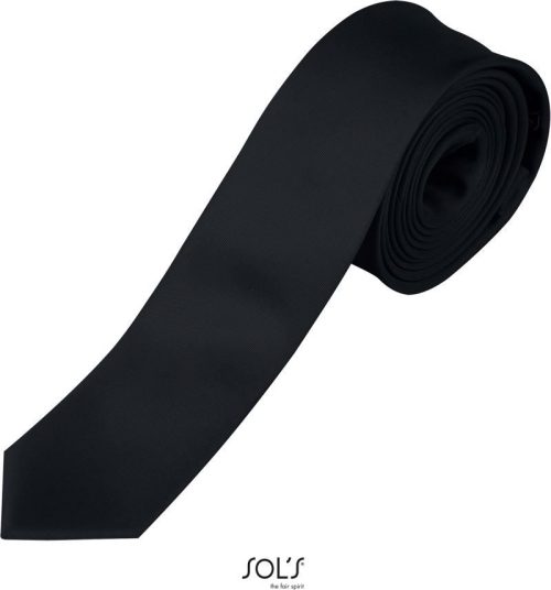 Schmale Krawatte Gatsby – SOL'S in Black