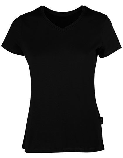 Women´s Luxury V-Neck Tees – HRM in Black