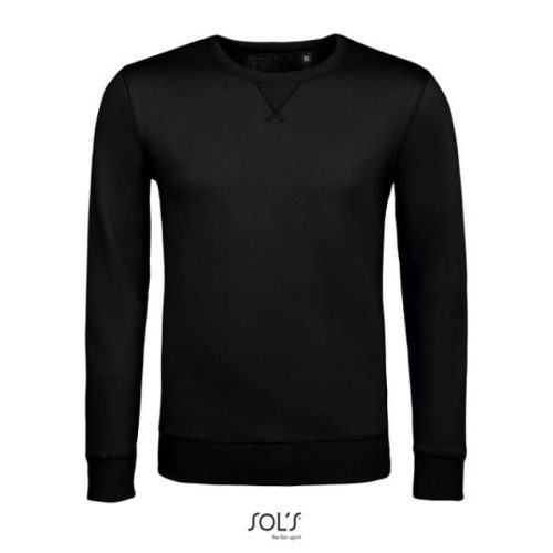 Sol's Sully - Men’s Round-Neck Sweatshirt – SOL'S in Black