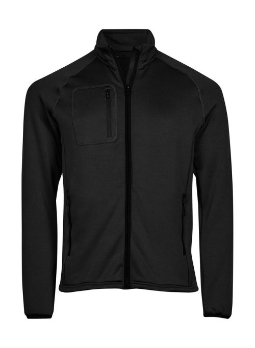 Stretch Fleece Jacket – Tee Jays in Black