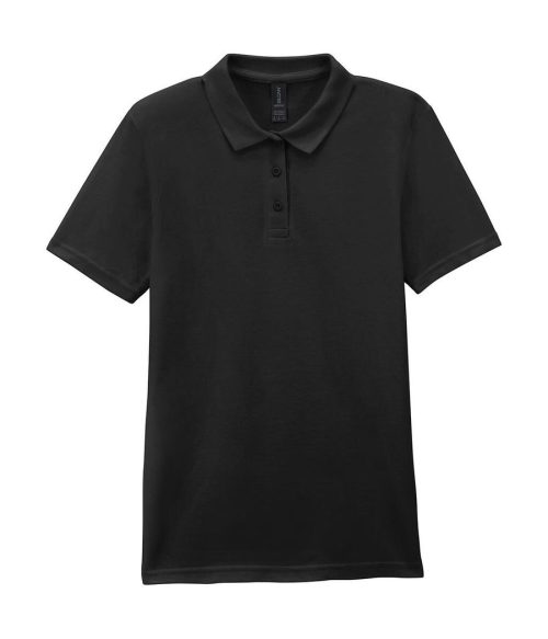 Softstyle® Women´s Piqué Polo – Gildan in Black