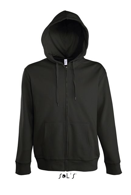 Sol's Seven Men - Jacket With Lined Hood – SOL'S in Black