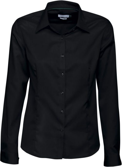 Bluse langarm bügelfrei GB 01 Regular Women – J.Harvest & Frost in Black
