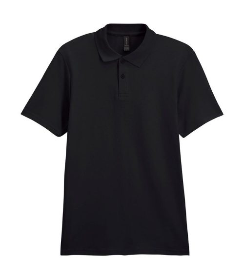Softstyle® Adult Piqué Polo – Gildan in Black