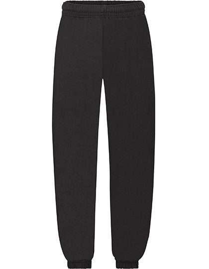 Kids´ Classic Elasticated Cuff Jog Pants – Fruit of the Loom in Black