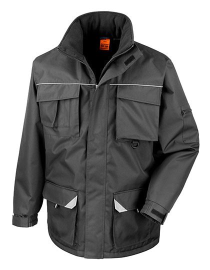 Sabre Long Coat – Result Workguard in Black