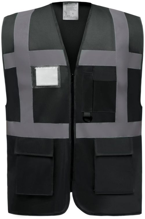 Hi-Vis Multifunktionsweste HVW 801 – Yoko in Black