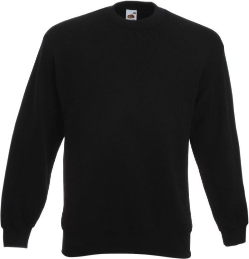 Sweater Classic Set-In Sweat – Fruit of the Loom in Black