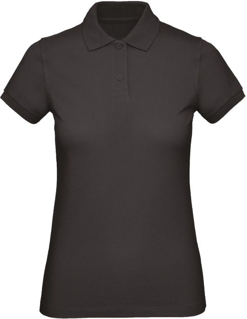 Ladies' organic polo shirt PW440 – B&C in Black