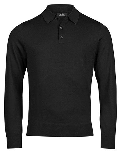Polo Knit – Tee Jays in Black