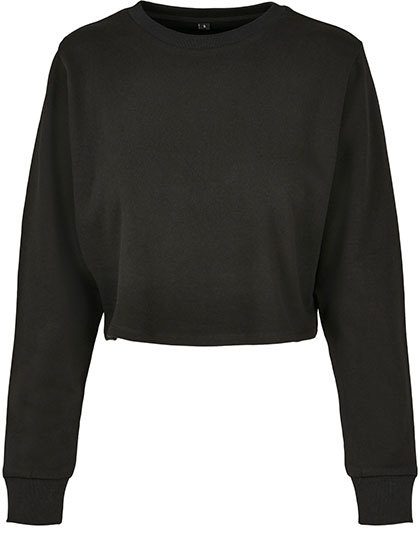 Ladies´ Terry Cropped Crew – Build Your Brand in Black