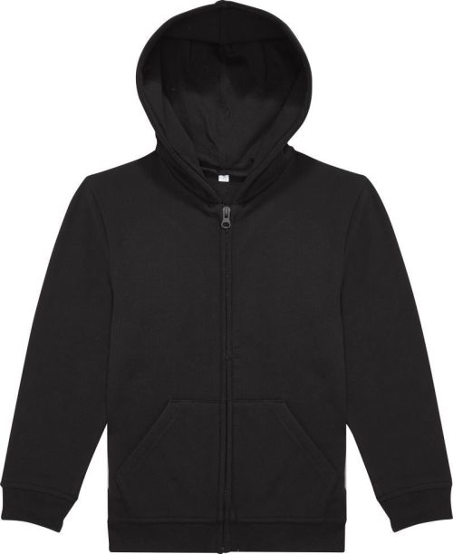 Kinder Kapuzen Sweatjacke ID.334 Zip Hood /kids – B&C in Black