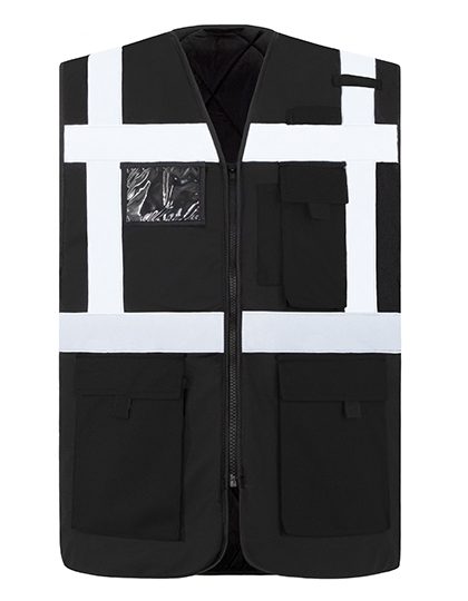 Padded Comfort Executive Safety Vest Wismar – Korntex in Black