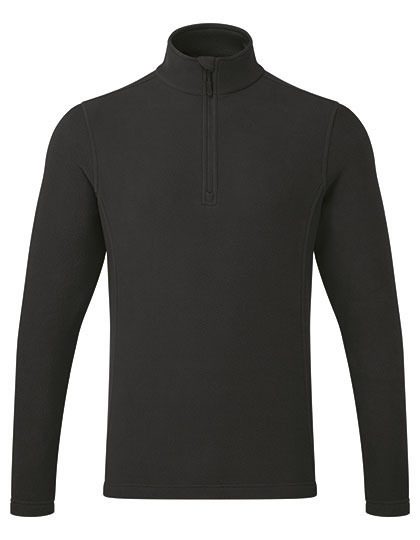 Unisex ´Recyclight´ 1/4 Zip Micro Fleece – Premier Workwear in Black