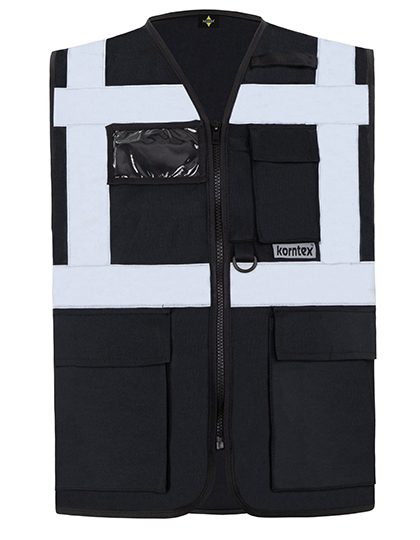 Executive Multifunctional Safety Vest Berlin – Korntex in Black