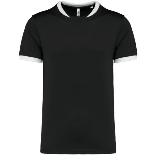 Rugby-Trikot mit kurzen Ärmeln, Unisex PA4027 – Proact in Black