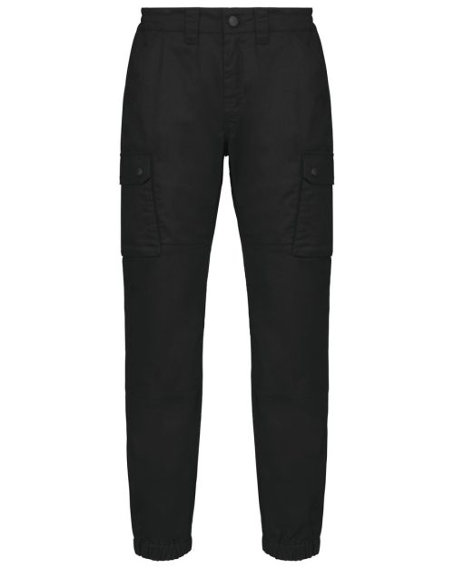 Unisex-Cargo-Hose mit elastischem Saum WK711 – WK in Black